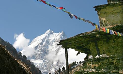 Trek rund um den Manaslu (8163 m)