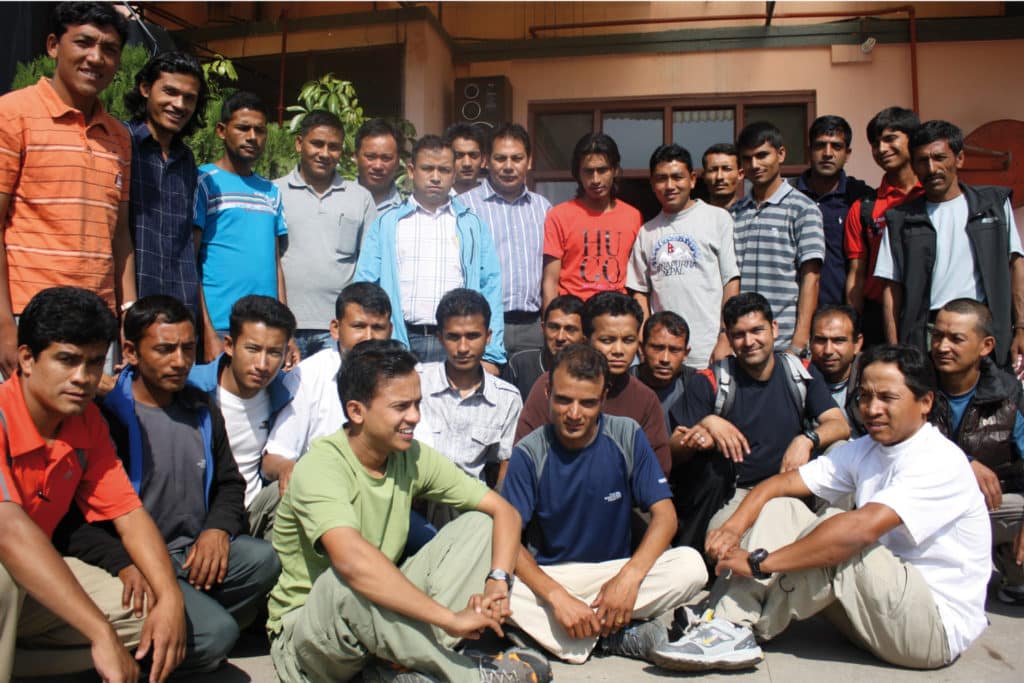 Unser Team in Kathmandu, Nepal