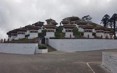 Bhutan-Reise: 108 Stupas am Dochu La