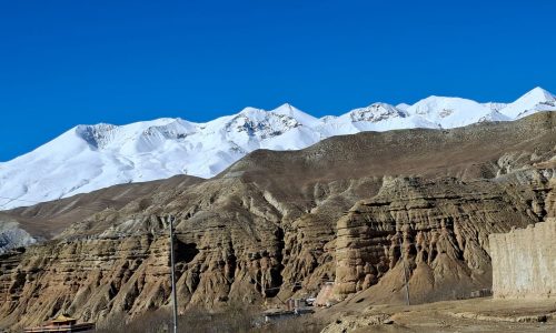 Upper Mustang Trek im Herbst 2025: Blick von Lo Mantang Richtung China