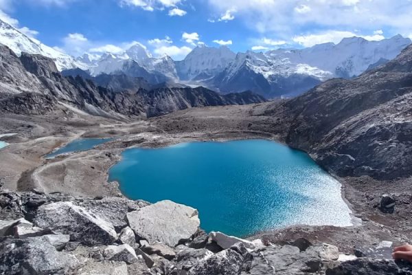 Blick vom Kongma La Richtung Makalu