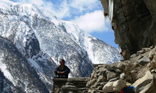 Annapurna Base Camp Trek, Hinku Cave (1)