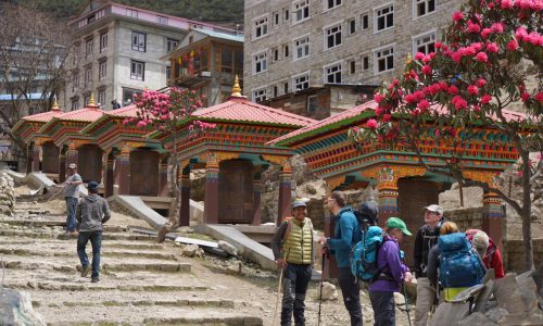 Nepal, Everest-Gebiet, Namche Bazaar, Everest Base Camp Tre