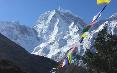 Nepal, Everest, Trek zum Everest Base Camp, Blick auf Mt Kantega