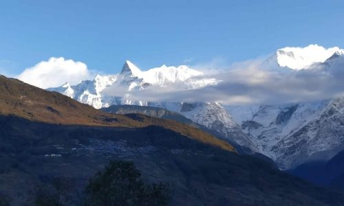 Blick von Tanting Village (Nepal, Sikles Trek, T116)