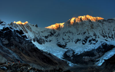 Nepal | Annapurna Trekking: Sonnenaufgang am Annapurna Base Camp