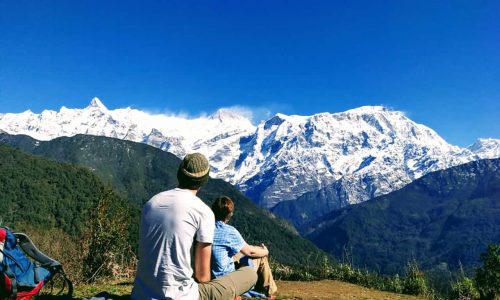 Raisi Danda. Sikles Trek (T116) in Nepal