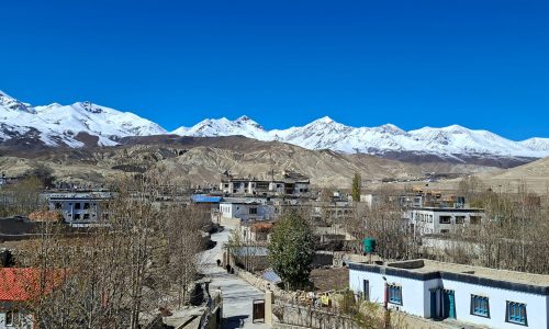 Upper Mustang Trek im Herbst 2025: Blick von Lo Mantang Richtung China