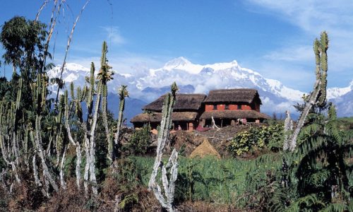 Nepal Annapurna Gebiet, Vorberge Sikles Trek