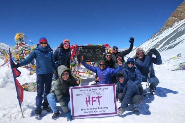 Nepal | Annapurna Runde: HFT-Gruppe ist glücklich am Thorong La angekommen